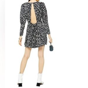 Topshop Austin Open Back Mini Dress